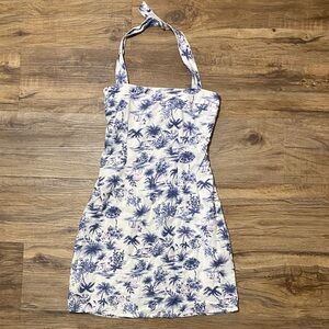 Abercrombie & Fitch Blue and White Dress